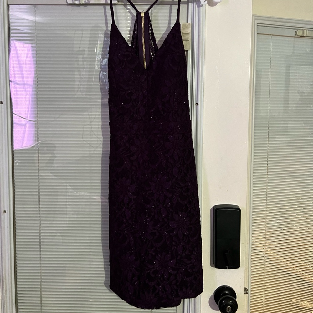 dark purple dress